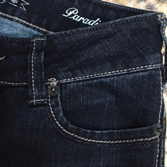 BOOTLEGGER PARADISE SKINNY JEANS NWOT SIZE 1 25”WX31”L - Picture 4 of 10